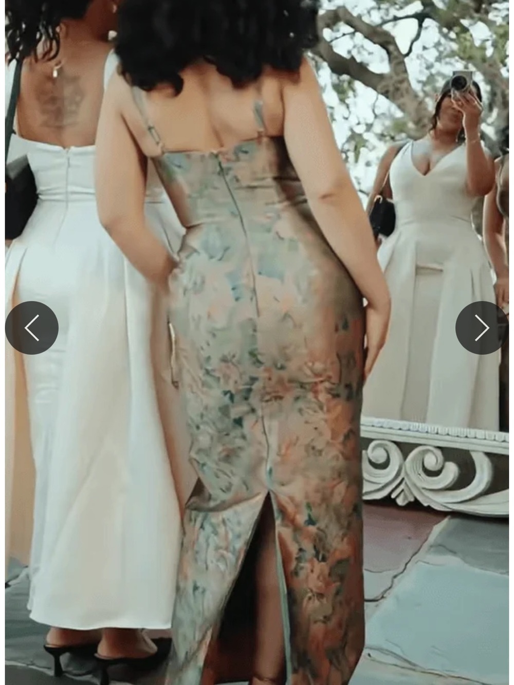 Azazie Christy Vintage Teal Maxi Dress - Picture 2 of 3